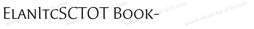 ElanItcSCTOT Book字体转换